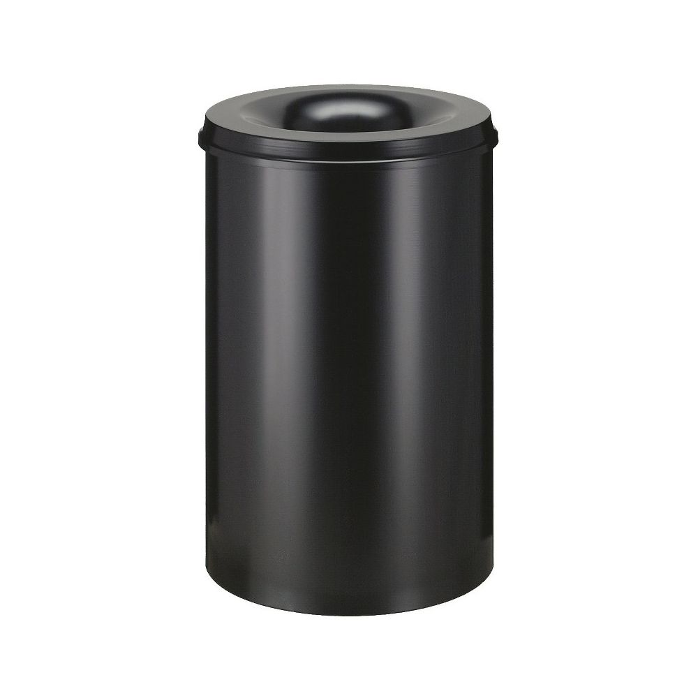 Vlamdovende papierbak 110 ltr - zwart