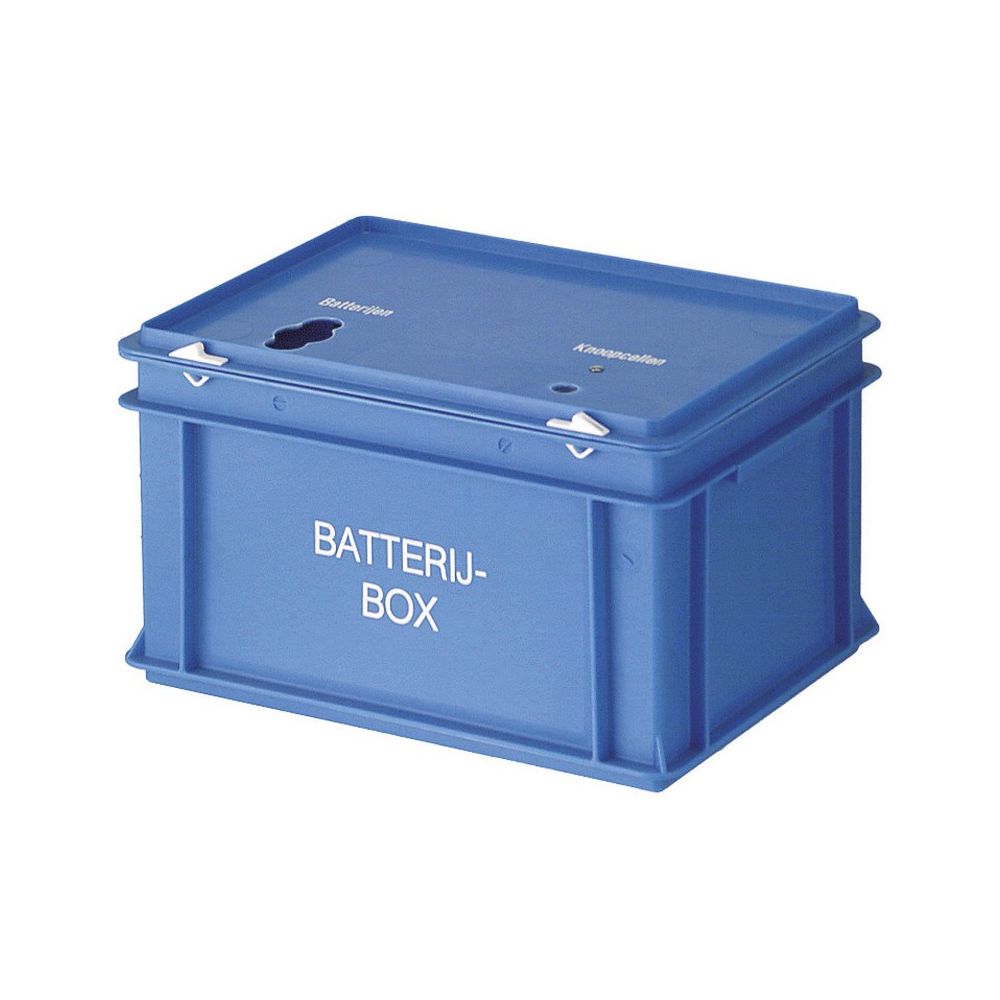 Batterijbox - blauw