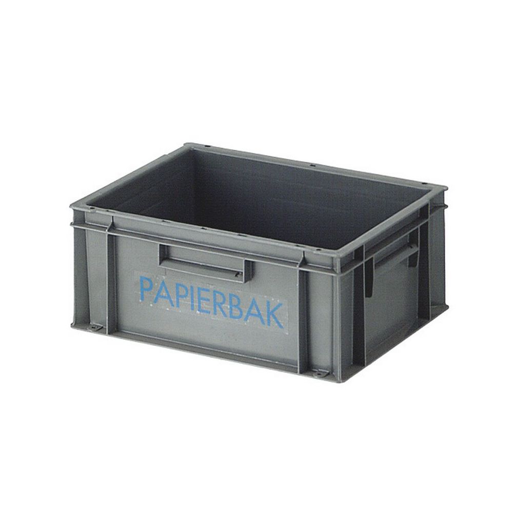 Papierverzamelbak - grijs