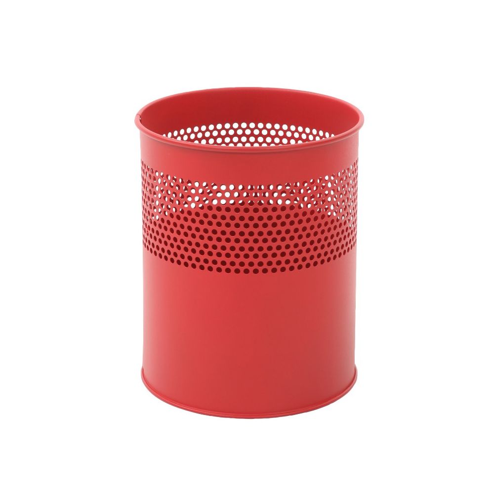 Half geperforeerde papierbak 10 ltr - rood
