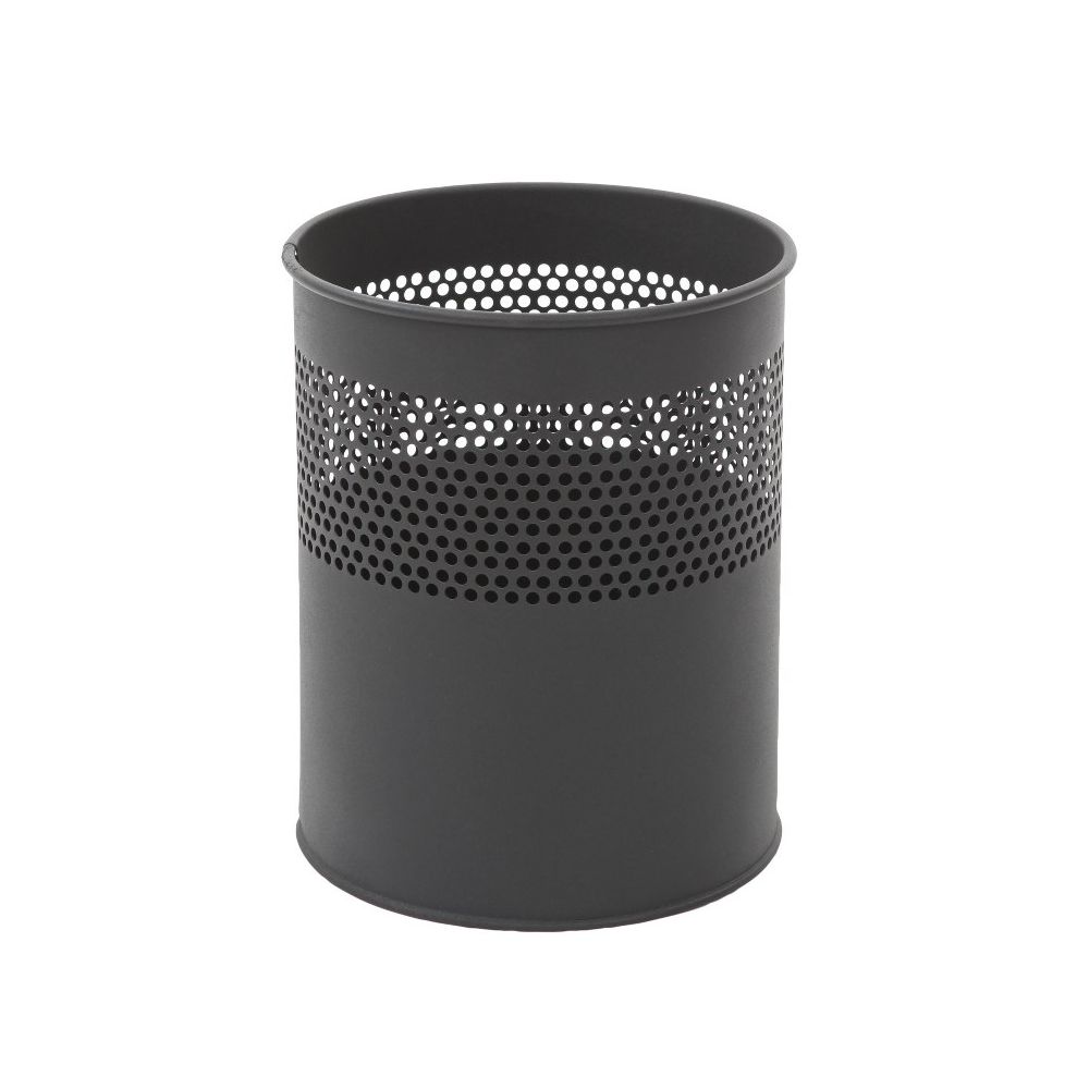 Half geperforeerde papierbak 10 ltr - zwart