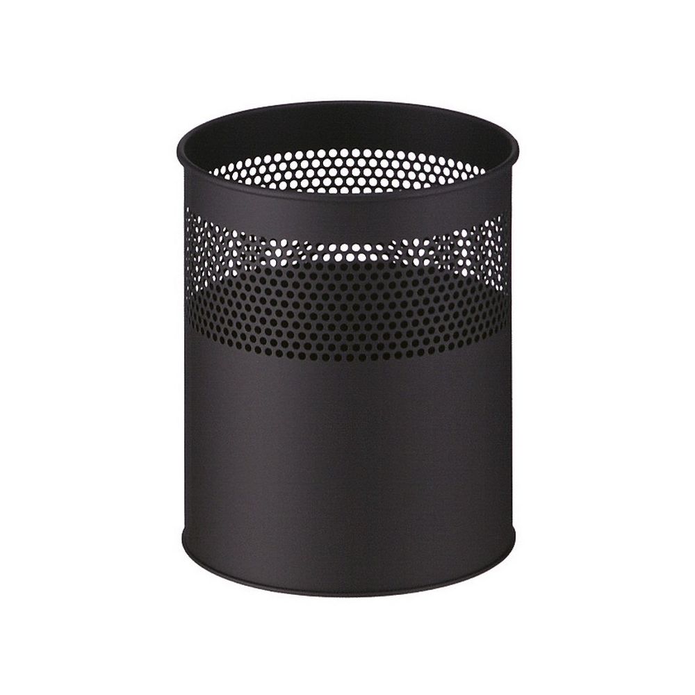 Half geperforeerde papierbak 30 ltr - zwart