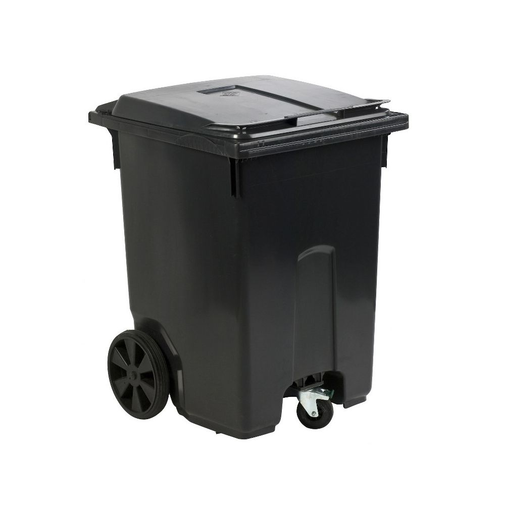 Mini-container 360 ltr 3-wiel - grijs