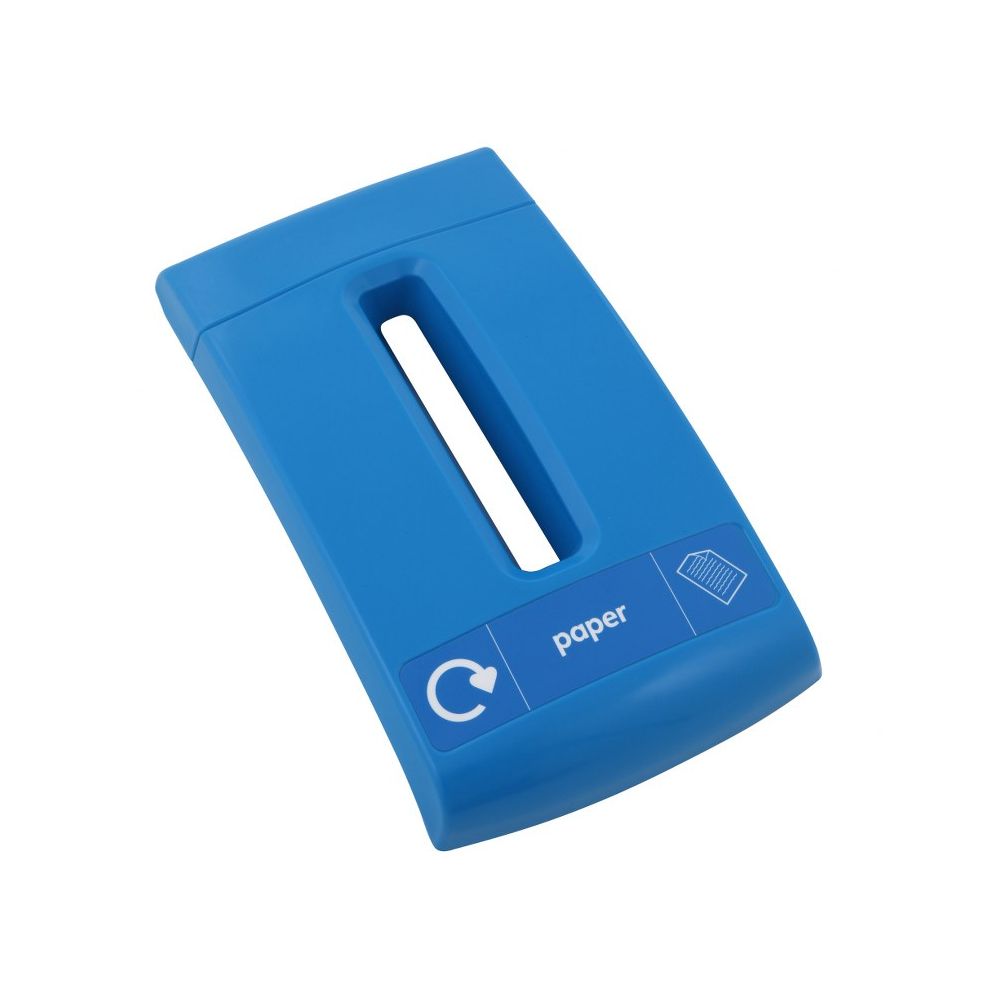 Papierdeksel Envirobin - blauw