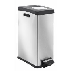 EKO Rejoice Step Bin 30 ltr - mat RVS