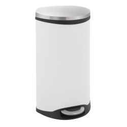 EKO Shell Bin 30 ltr - wit, mat RVS