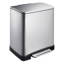 EKO Pedaalemmer E-Cube 20 ltr - mat RVS