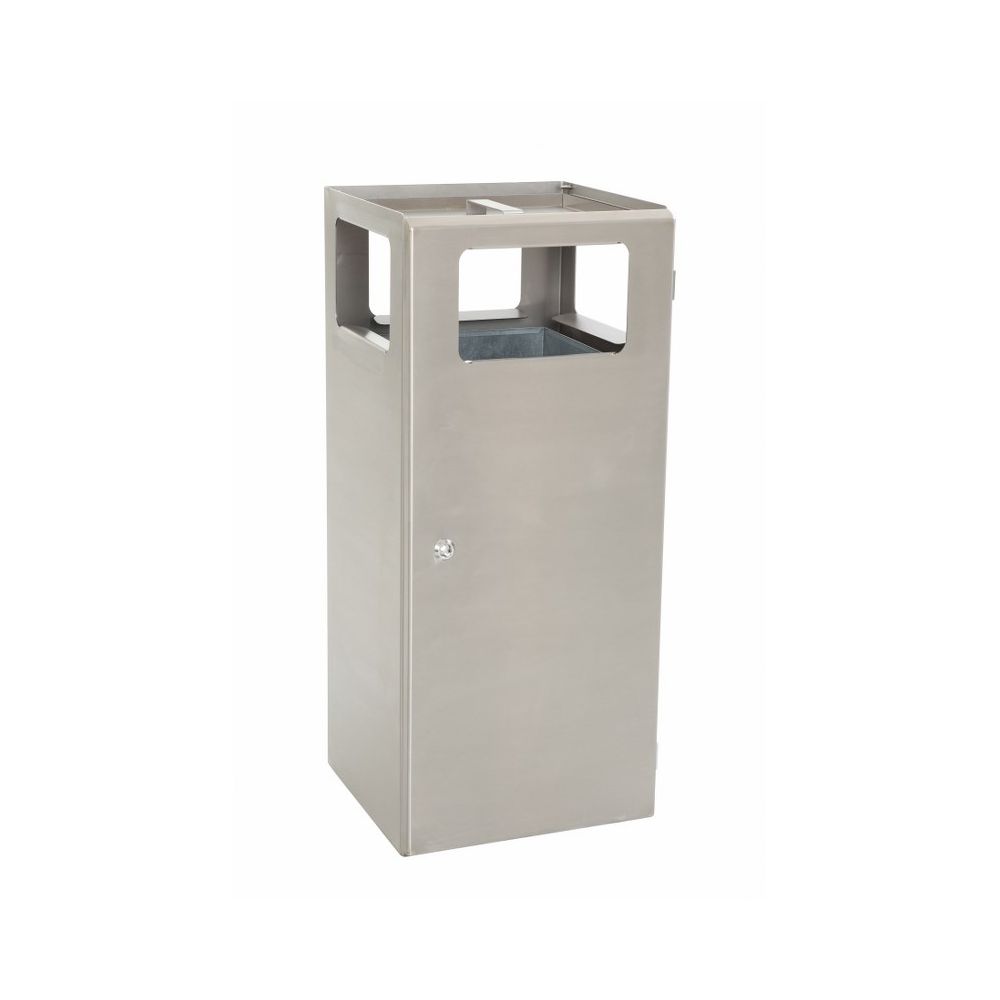 Piramide as-papierbak (basis) - RVS