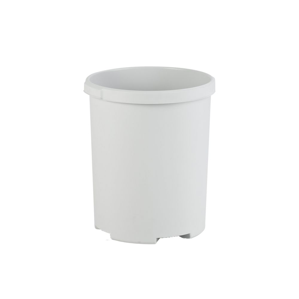 Ronde papierbak 50 ltr - grijs