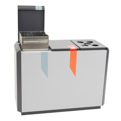 RecycloStar 3 met bekerinzet - grafietgrijs/lichtgrijs