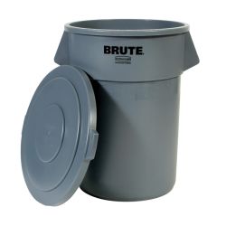 Rubbermaid Ronde Brute Container 208,2 ltr - grijs