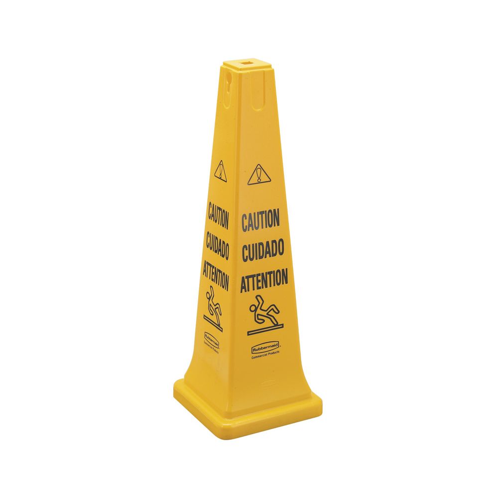 Rubbermaid Waarschuwingskegel 91,4 cm - symbool - geel