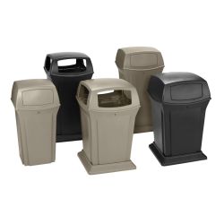 Rubbermaid Ranger container - zwart
