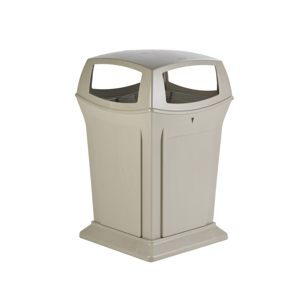 Rubbermaid Ranger container met 4 openingen - beige