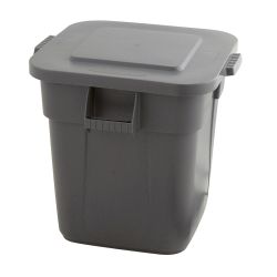 Rubbermaid Vierkante Brute container 151,4 ltr - grijs