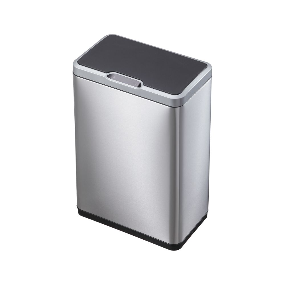EKO Mirage Sensor Bin 45 ltr - mat RVS/zwart