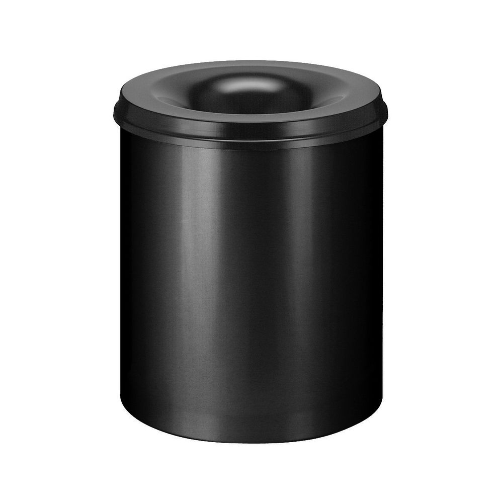 Vlamdovende papierbak 80 ltr - zwart