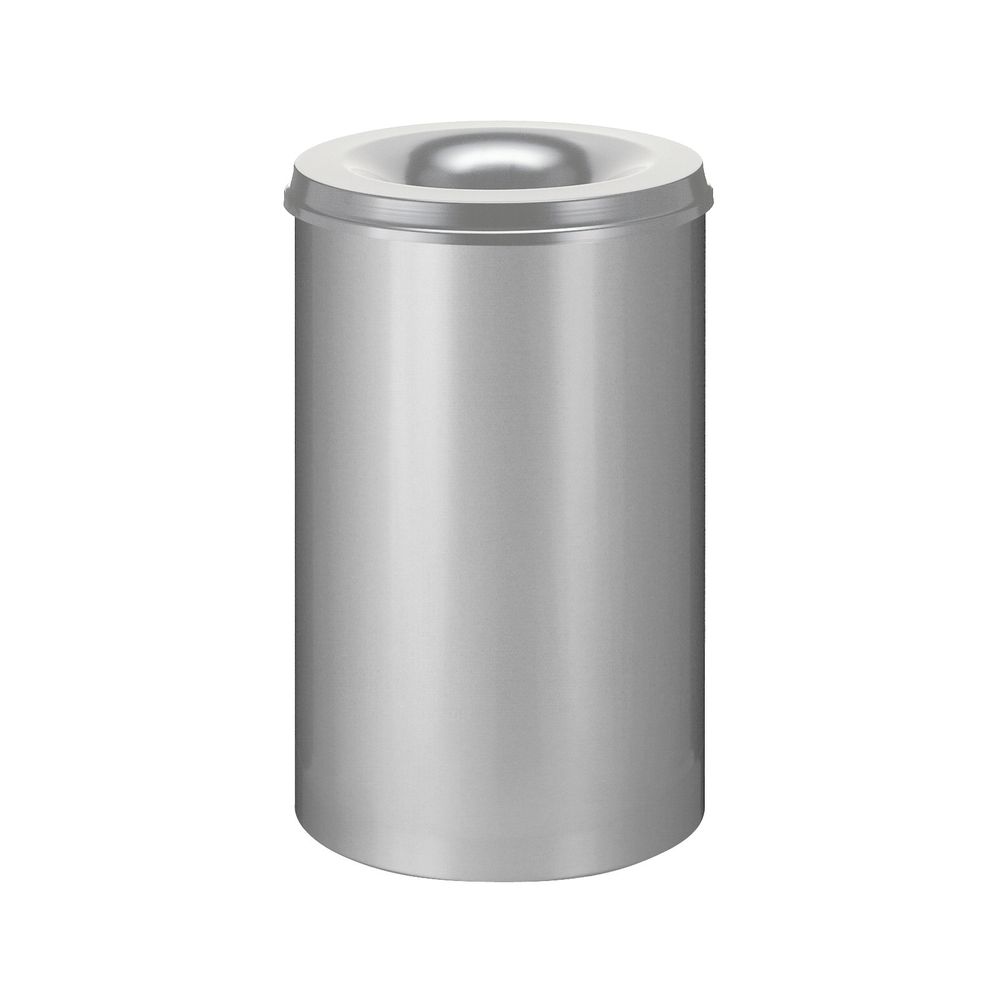 Vlamdovende papierbak 110 ltr - grijs