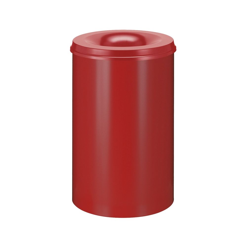 Vlamdovende papierbak 110 ltr - rood