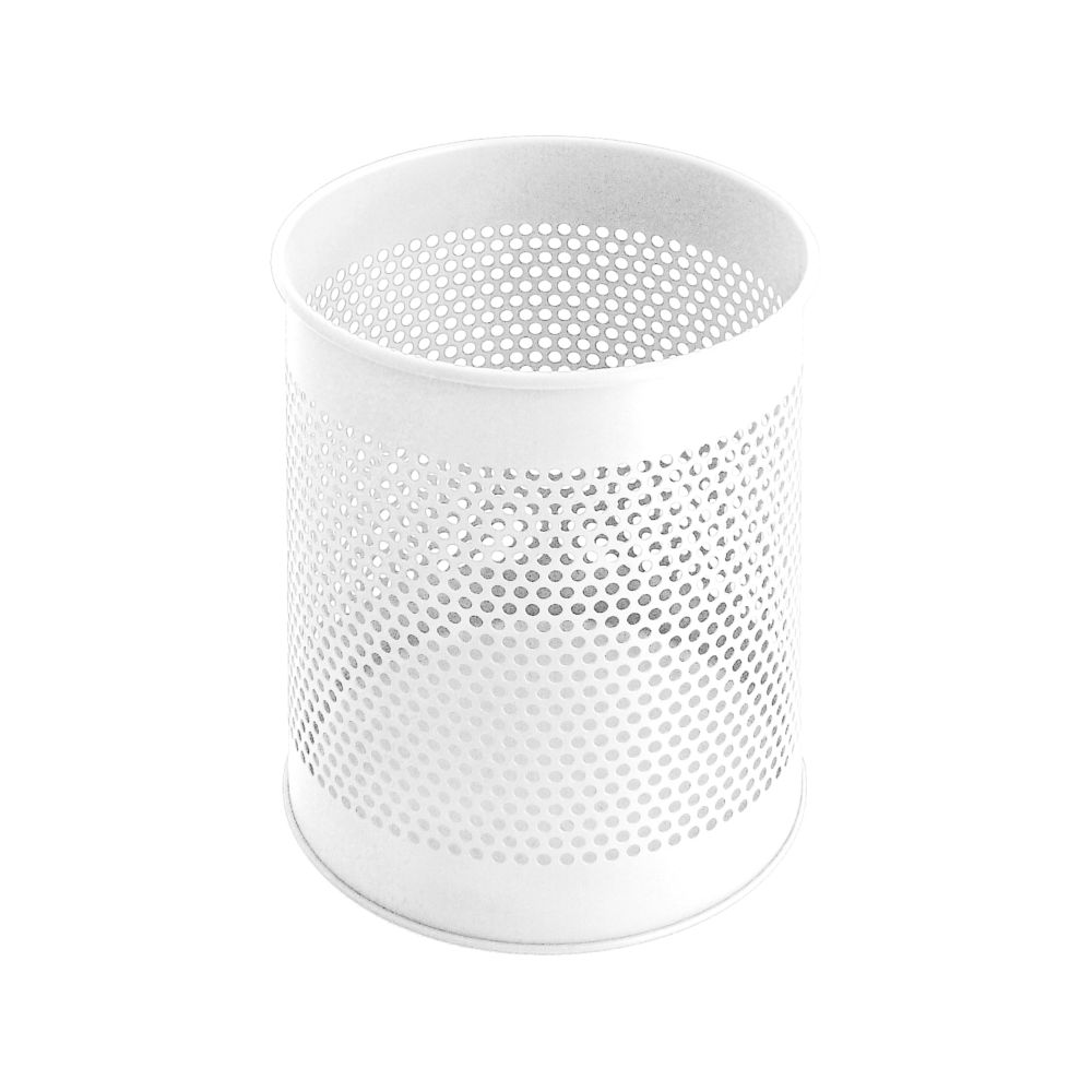 Geperforeerde papierbak 15 ltr - wit