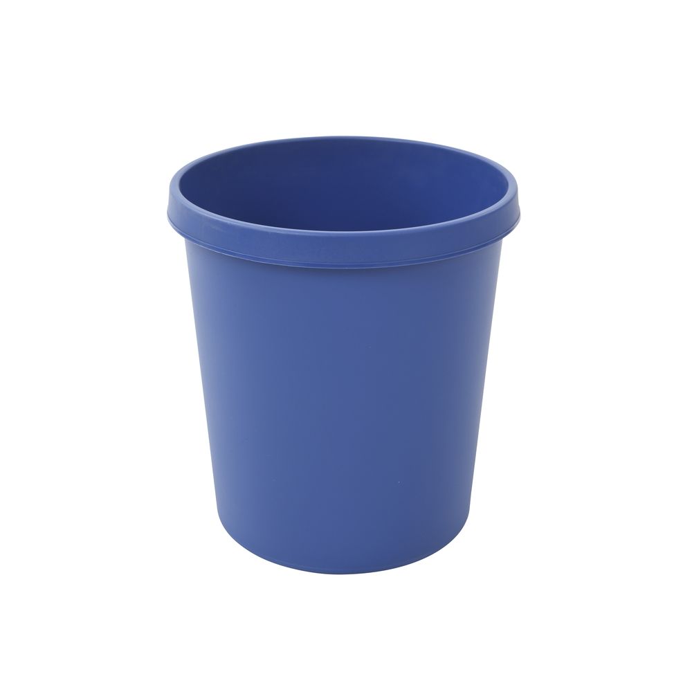 Ronde papierbak 18 ltr - blauw