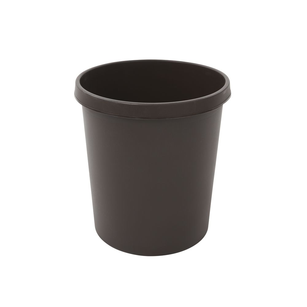 Ronde papierbak 18 ltr - bruin