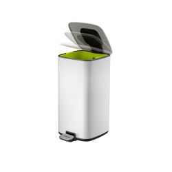 EKO Regent Step Bin 20 ltr - wit