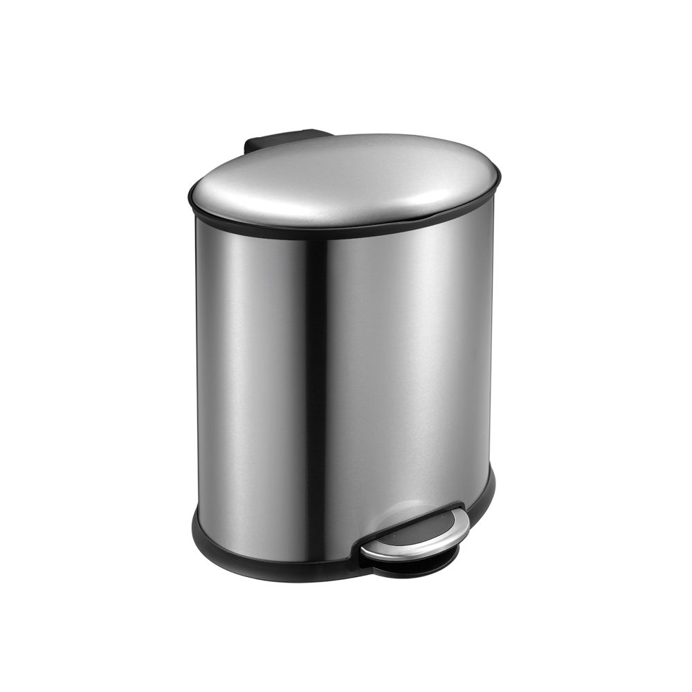 EKO Ellipse Step Bin 20 ltr - mat RVS