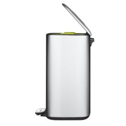 EKO Regent Step Bin 20 ltr - mat RVS