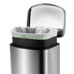 EKO Della Step Bin 35 ltr - mat RVS