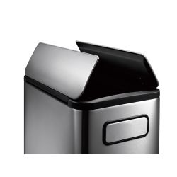 EKO Ecofly Step Bin 45 ltr - mat RVS