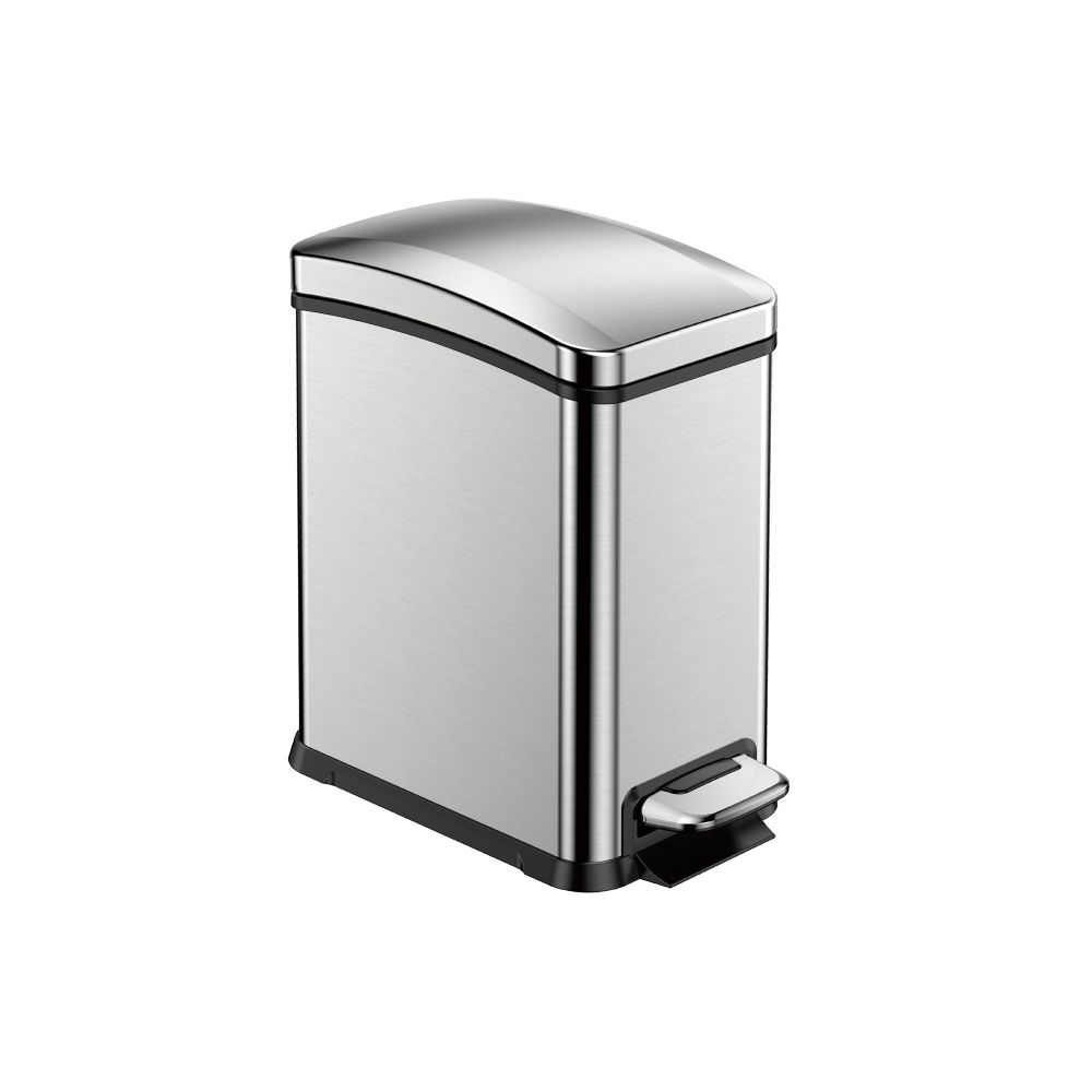 EKO New Rejoice Step Bin 8 ltr - mat RVS