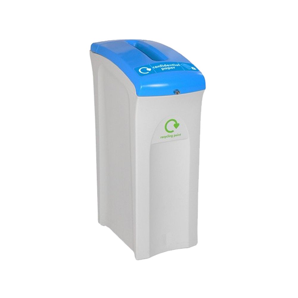 Midi Confidential Paper Envirobin/ 82 ltr - grijs/ blauw