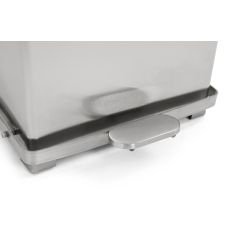 Industriële pedaalemmer 90 ltr - mat RVS
