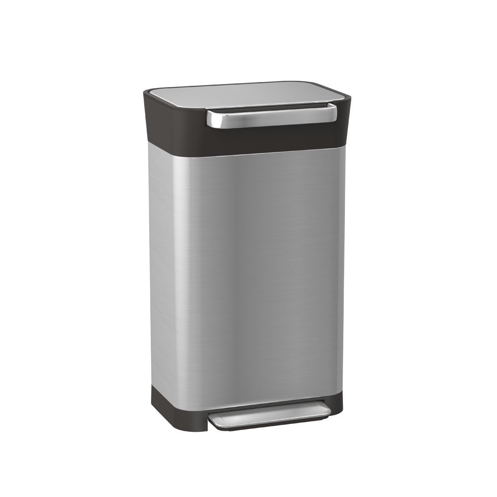 Joseph Joseph Intelligent Waste Titan - mat RVS, zwart