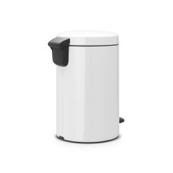 Brabantia Pedaalemmer newIcon 12 ltr met metalen binnenemmer - wit
