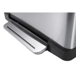 EKO Pedaalemmer E-Cube 40 ltr - mat RVS