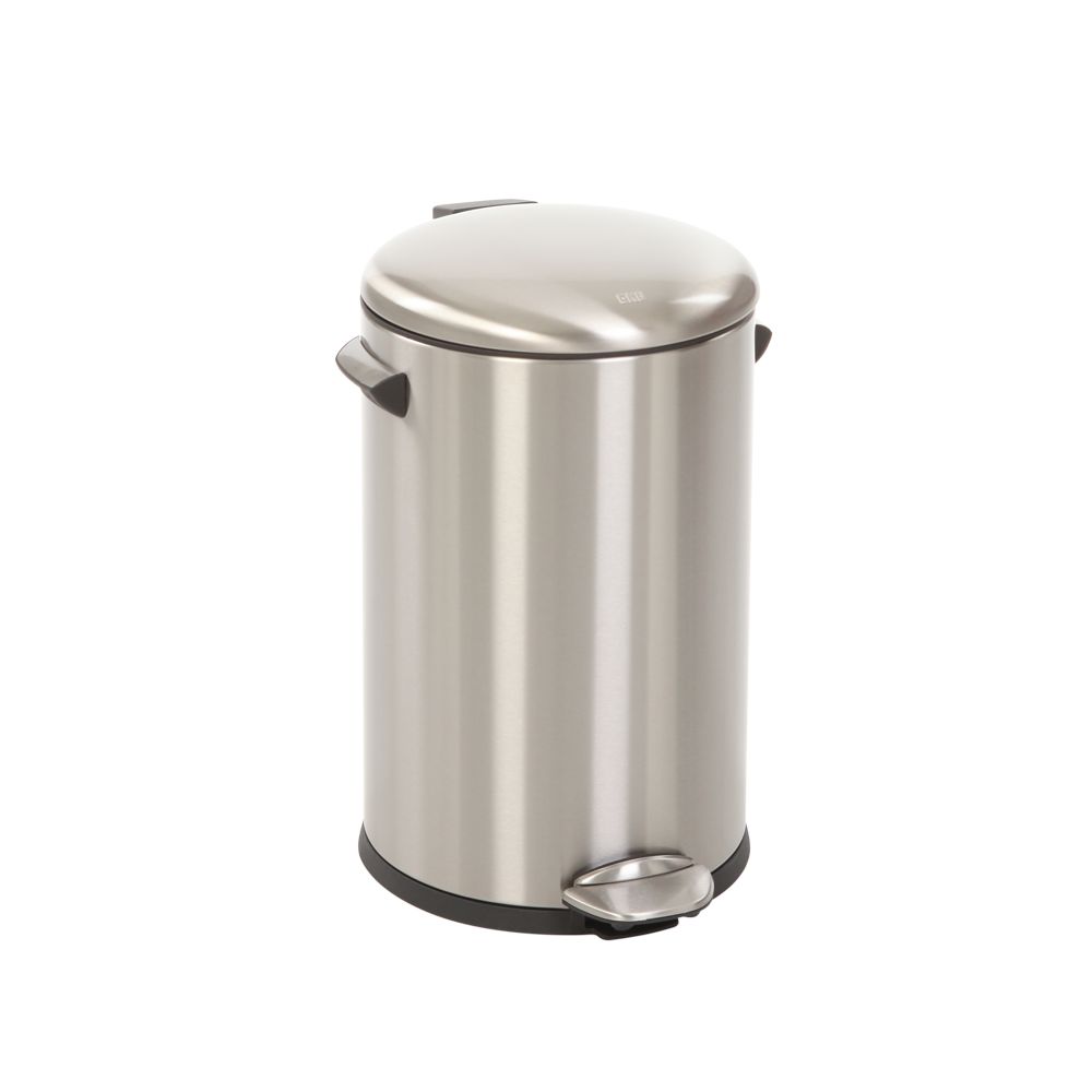 EKO Pedaalemmer Belle Deluxe 12 ltr - mat RVS