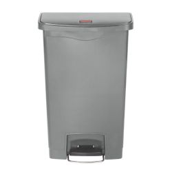 Rubbermaid Slim Jim Step On container Front Step kunststof 50 ltr - grijs