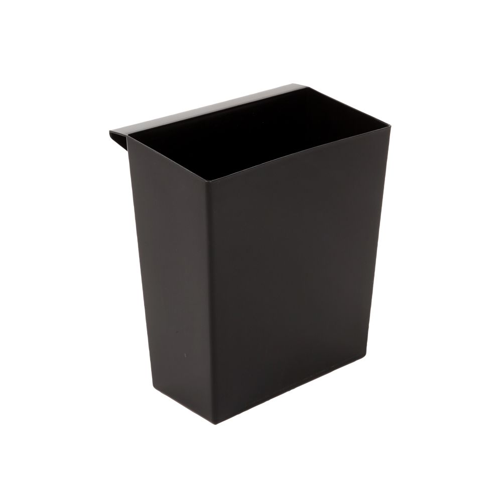 Inzetbakje voor vierkant tapse papierbak - zwart