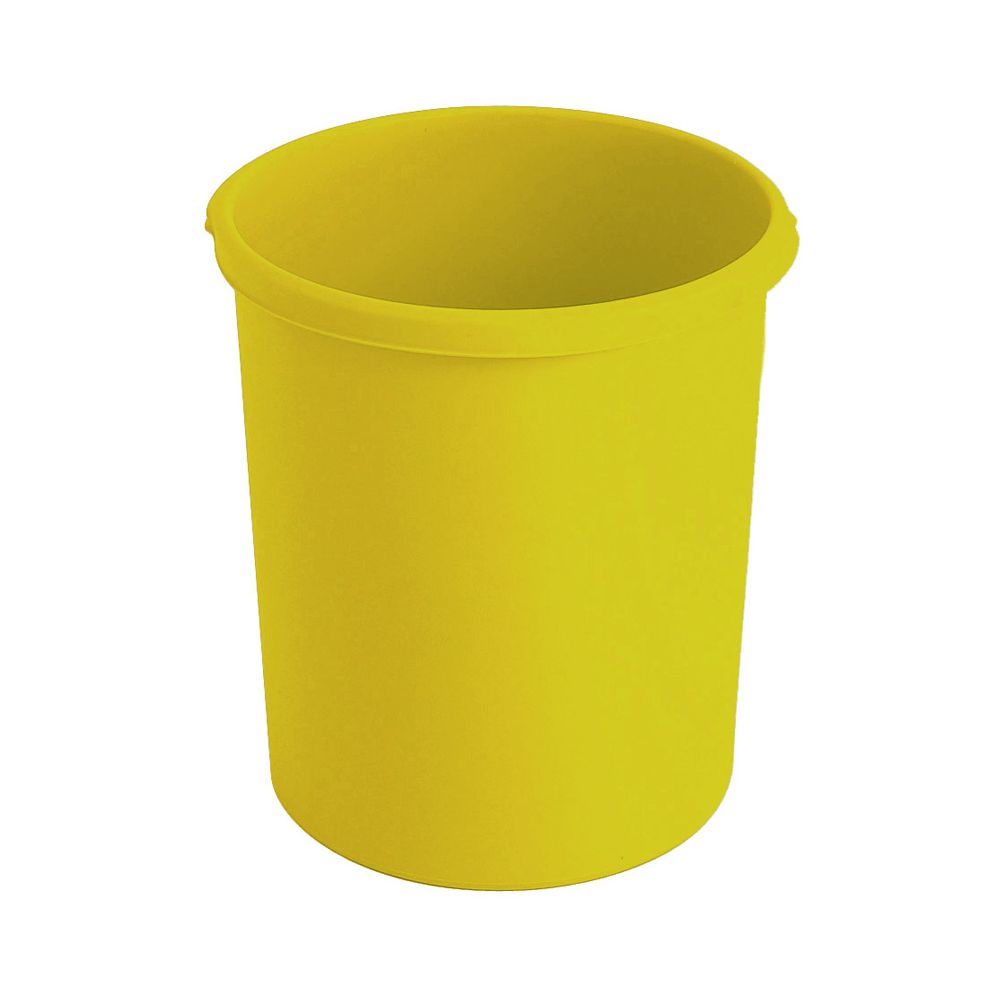 Kunststof papierbak, 30 ltr - geel