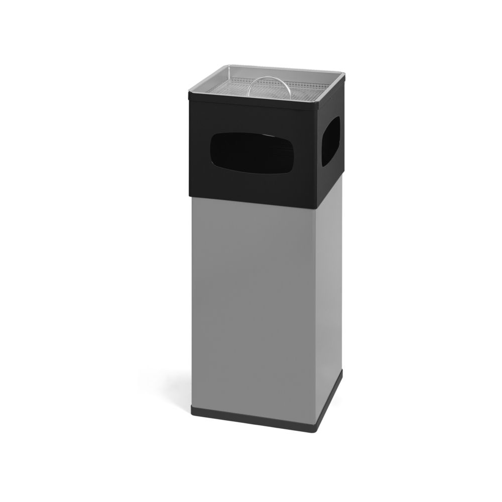 Aluminium as-papierbak - aluminium/ zwart