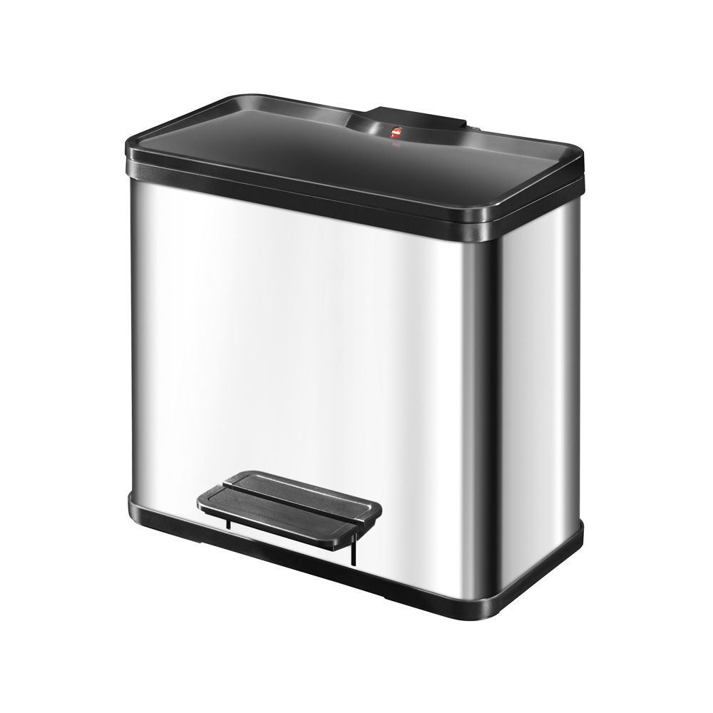 Hailo Öko Trio Plus 3x 11 ltr - RVS/zwart