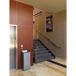 Janibell T330 Afvalbak 75,7 ltr - metallic zilver