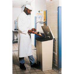 Rubbermaid Step-On Classic container 87 ltr - beige