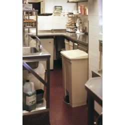 Rubbermaid Step-On Classic container 87 ltr - beige