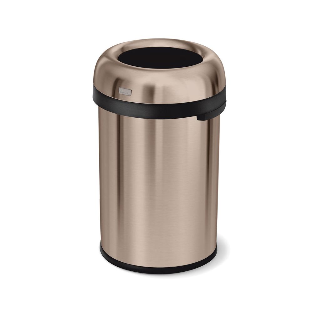 Afvalbak Bullet Open Top 115 ltr, Simplehuman rose goud