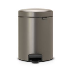 Brabantia pedaalemmer newIcon 5 ltr - platina