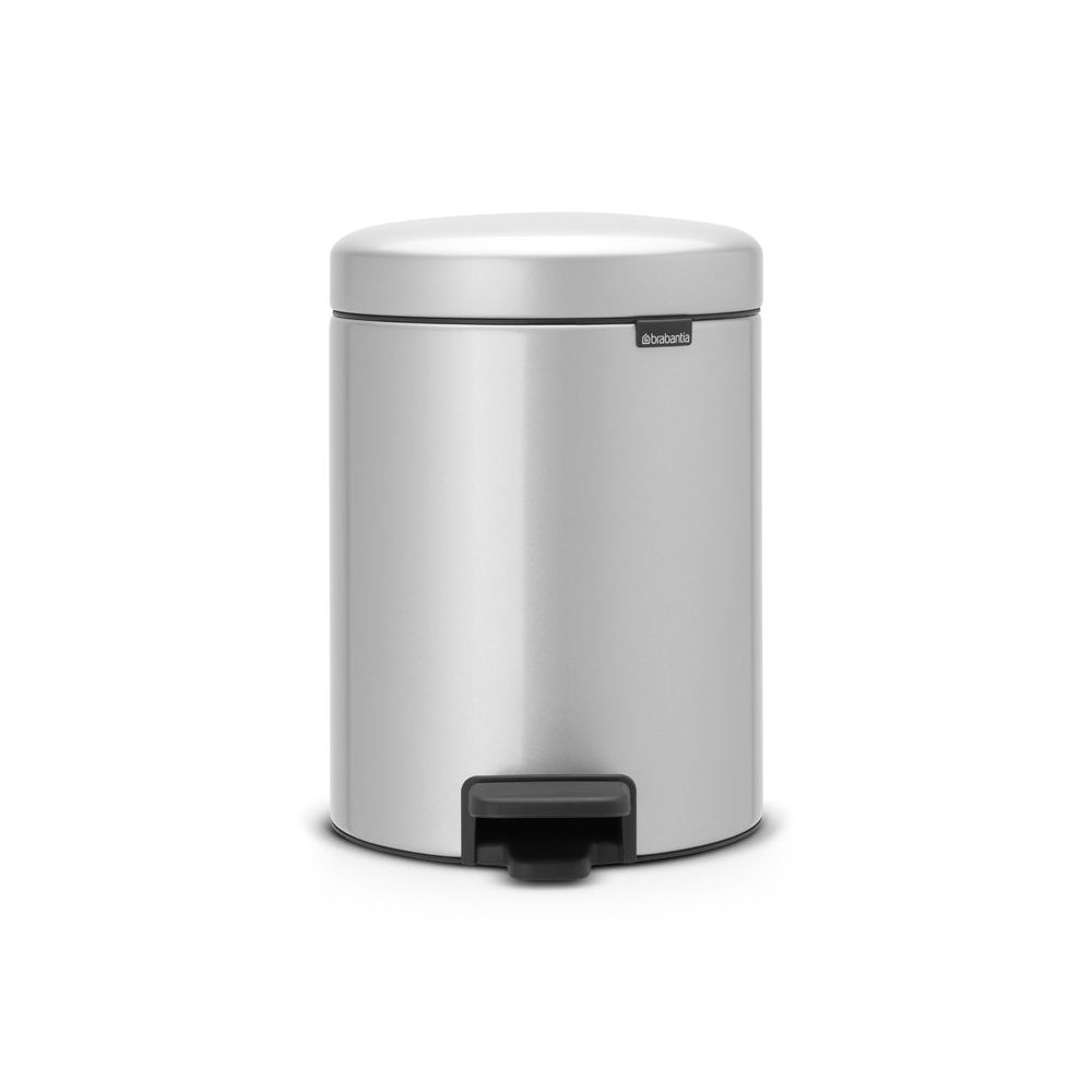Brabantia pedaalemmer newIcon 5 ltr - metallic grijs