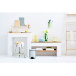 Brabantia pedaalemmer newIcon 5 ltr - metallic grijs